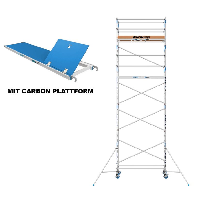 ASC Group ASC Rollgerüst 75x305x7,3ph carbon