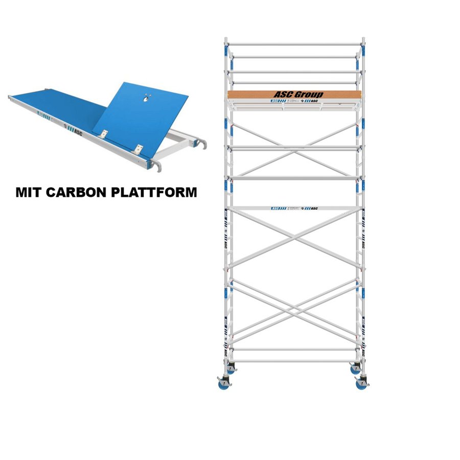 ASC Group ASC Rollgerüst 135x250x5,3ph carbon