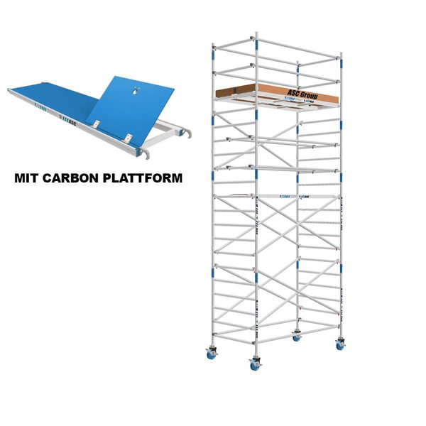 ASC Group ASC Rollgerüst 135x250x5,3ph carbon