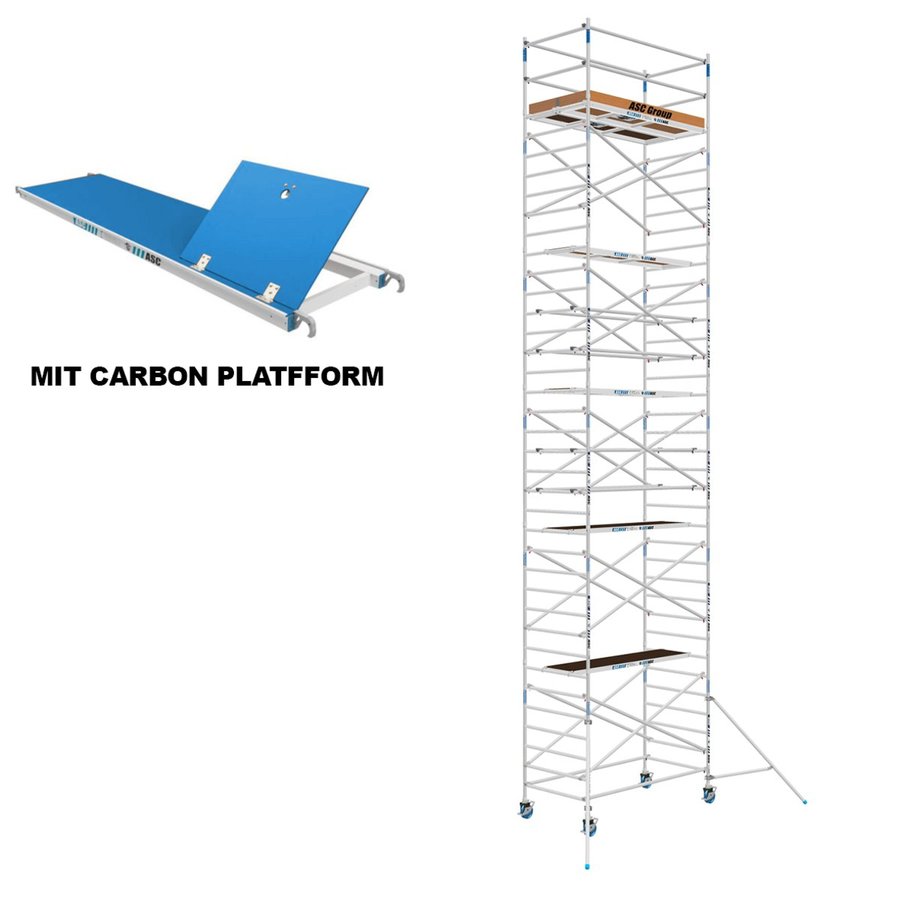 ASC Group ASC Rollgerüst 135x250x12,3ph carbon