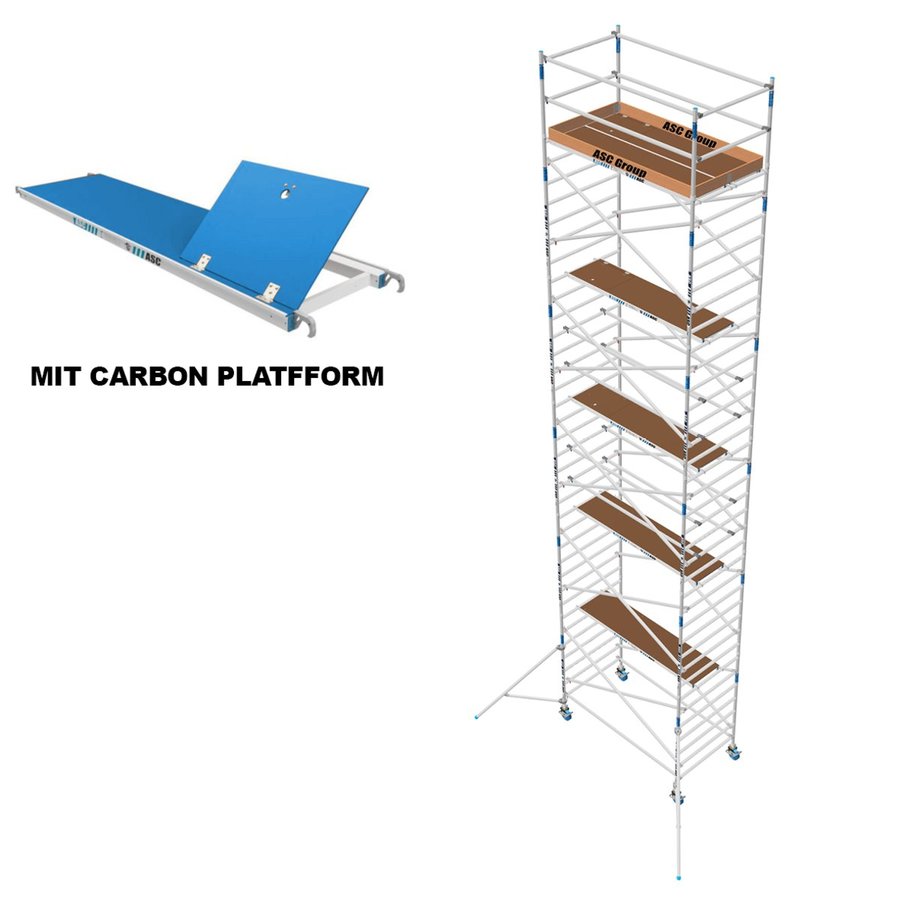 ASC Group ASC Rollgerüst 135x250x12,3ph carbon