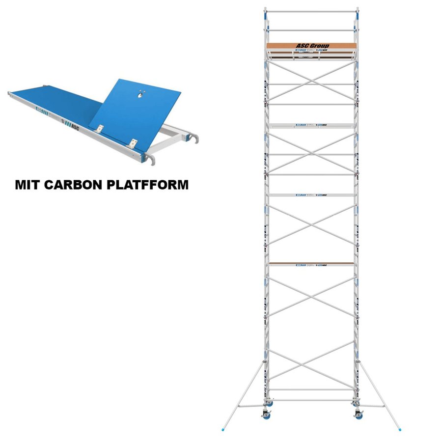 ASC Group ASC Rollgerüst 135x305x12,3ph carbon