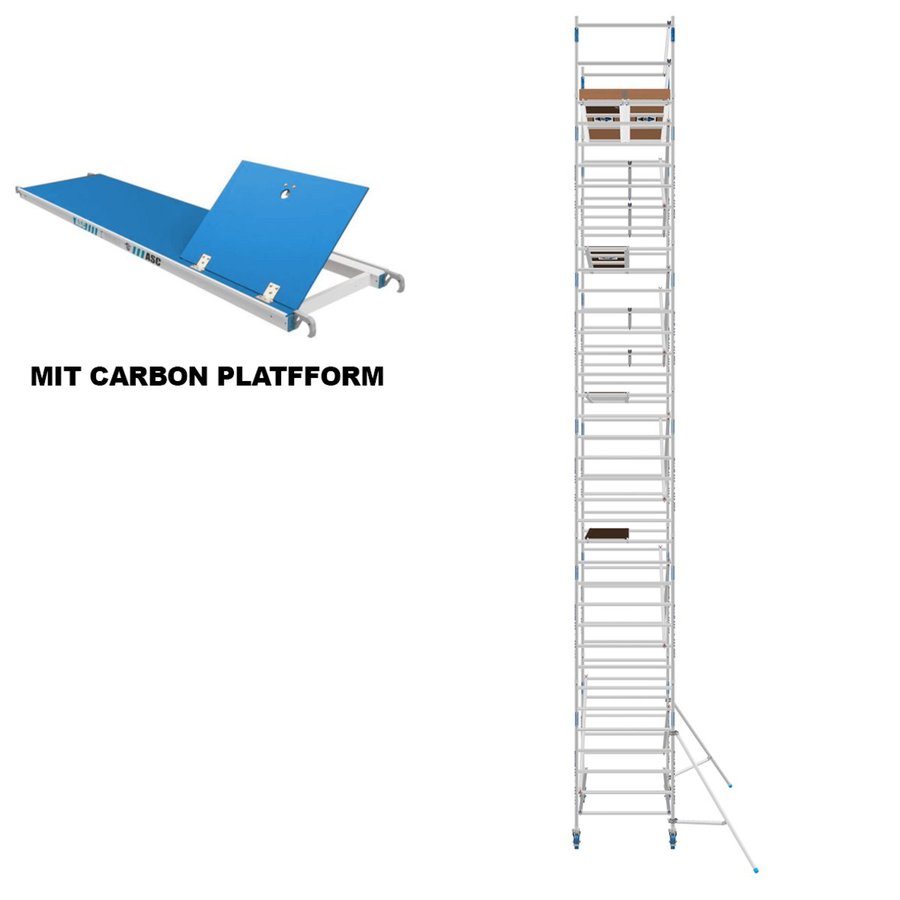 ASC Group ASC Rollgerüst 135x305x12,3ph carbon