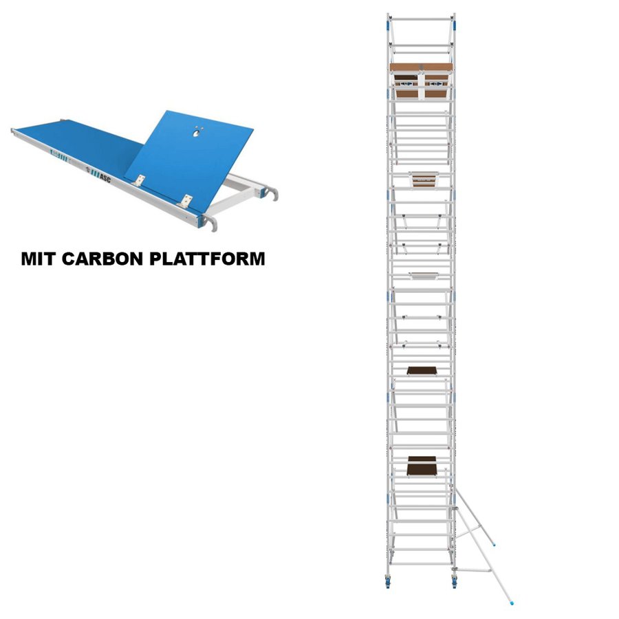 ASC Group ASC Rollgerüst 135x190x13,3ph carbon