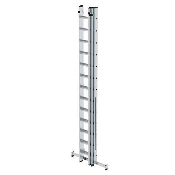 Günzburger Steigtechnik Mehrzweckleiter 3-teilig mit nivello®-Traverse 3x13 Sprossen