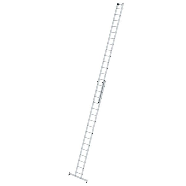 Günzburger Steigtechnik Sprossen-Schiebeleiter 2-teilig mit nivello®-Traverse 2x16 Sprossen