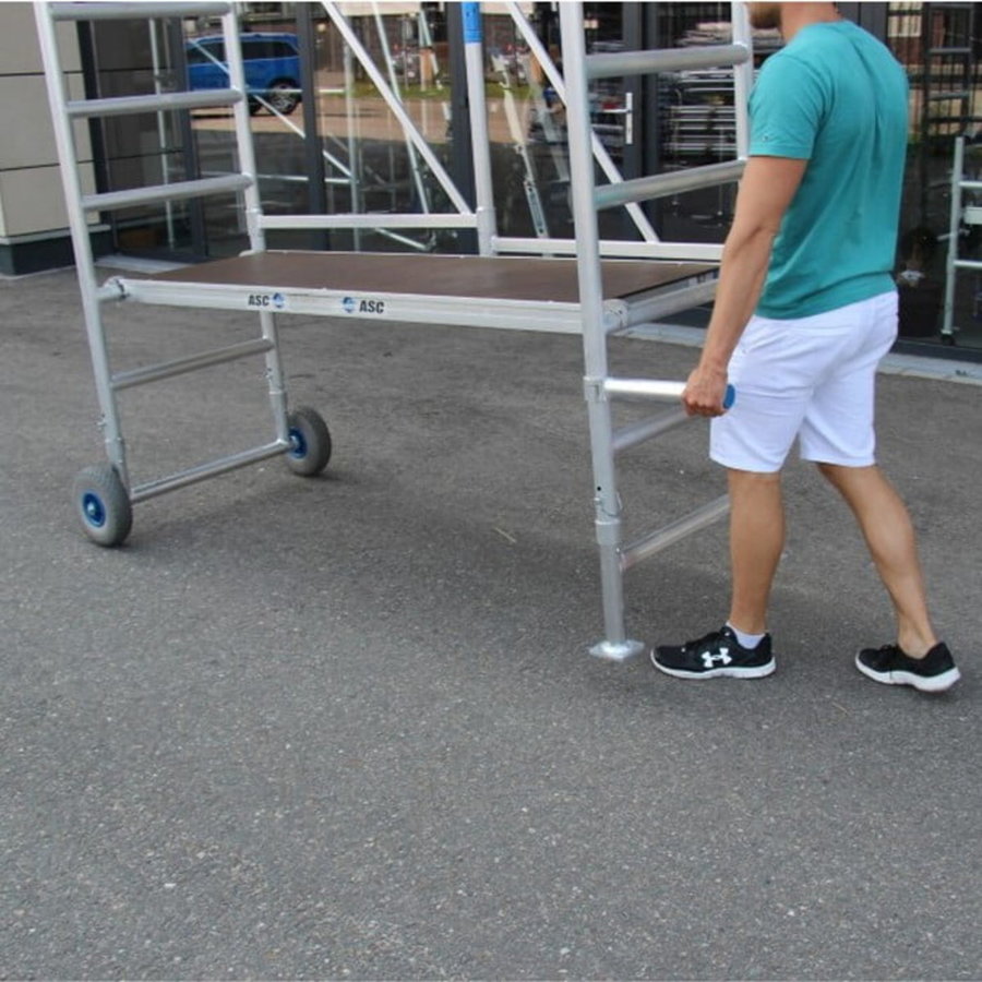 ASC Group ASC Gartengerüst - komplett mit fester Basis(inkl. Gummiräder)