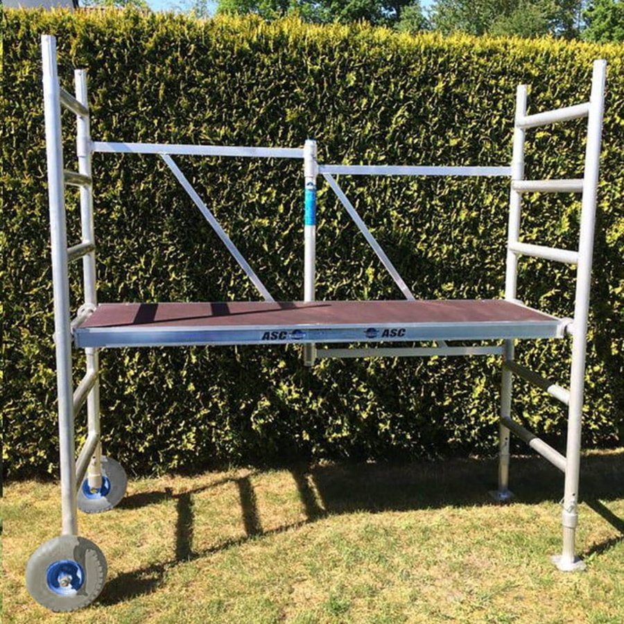 ASC Group ASC Gartengerüst - komplett mit fester Basis(inkl. Gummiräder)