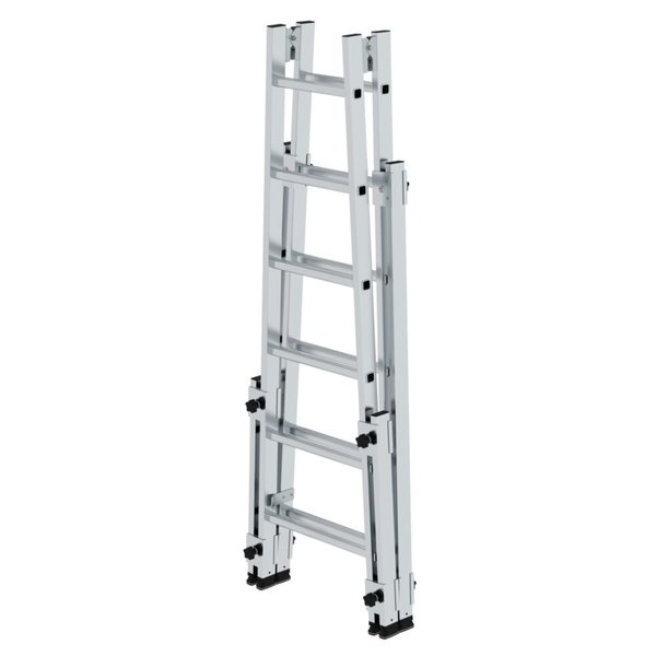 Günzburger Steigtechnik Sprossen-Stehleiter treppengängig 2x6 Sprossen