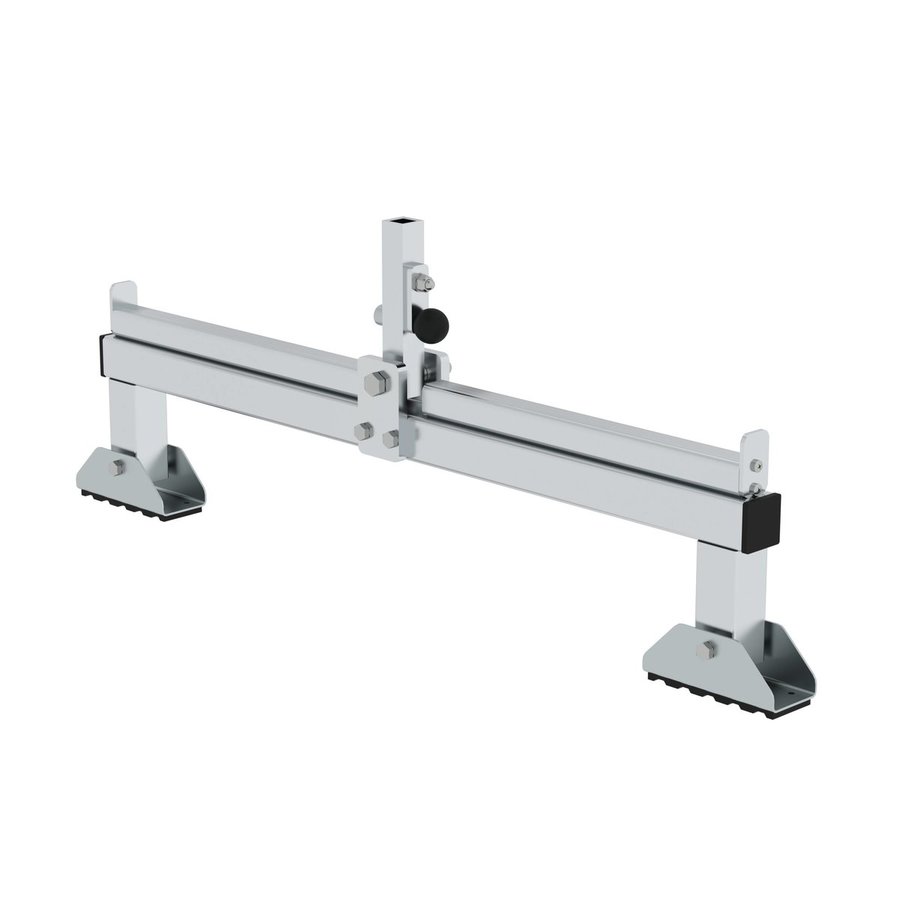 Günzburger Steigtechnik Leiterfuß für Einholm-Mastleiter mit Steigschutzschiene