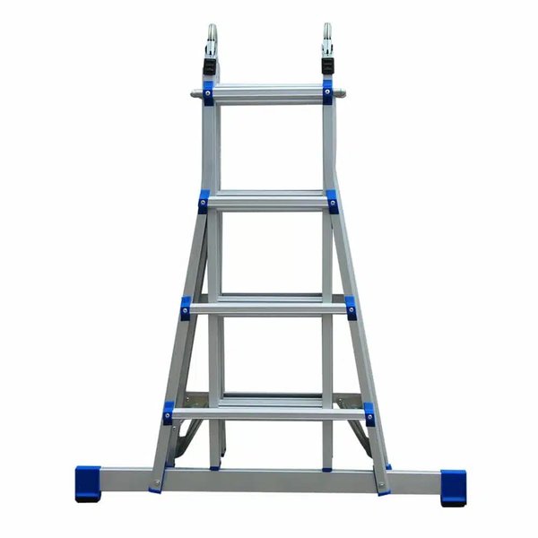 Alumexx ALX Teleskop-Klappleiter 4x4