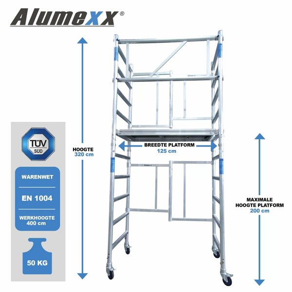 Alumexx X-up 2.0 Klappgerüst
