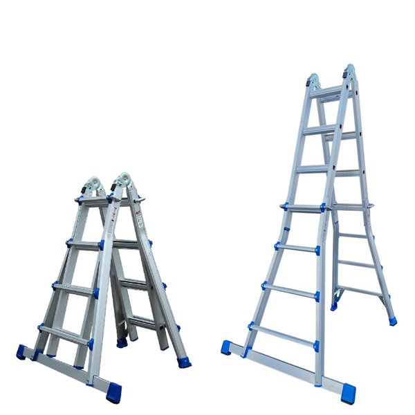Alumexx ALX Teleskop-Klappleiter 4x4
