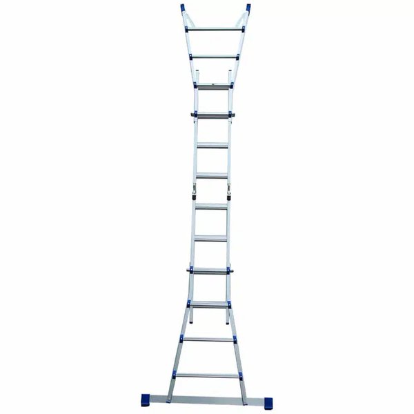 Alumexx ALX Teleskop-Klappleiter 4x4