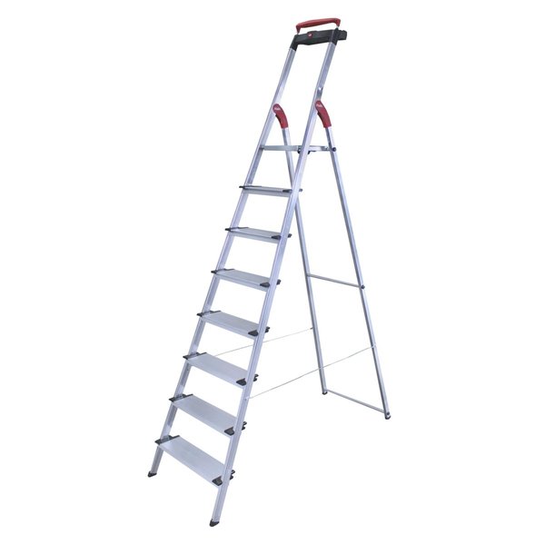 Hailo L100 TopLine 8-stufig 8 Stufen, Stufenstehleiter