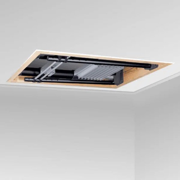 Alumexx ALX Batavia Teleskop-Dachbodenleiter Dachbodenhöhe: 2,3-2,7m