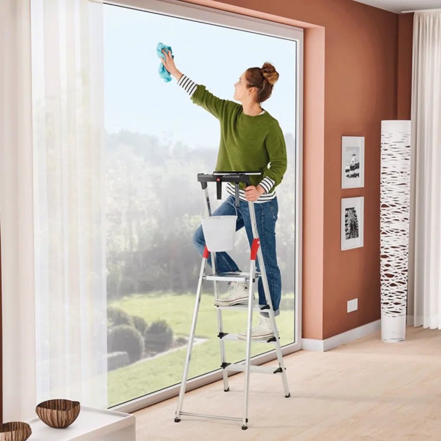 Hailo L100 TopLine 8-stufig 8 Stufen, Stufenstehleiter