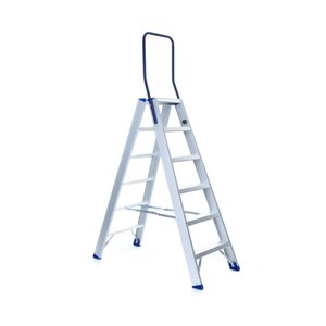 ASC Group Eurostairs Stufenstehleiter beidseitig begehbar mit Bügel