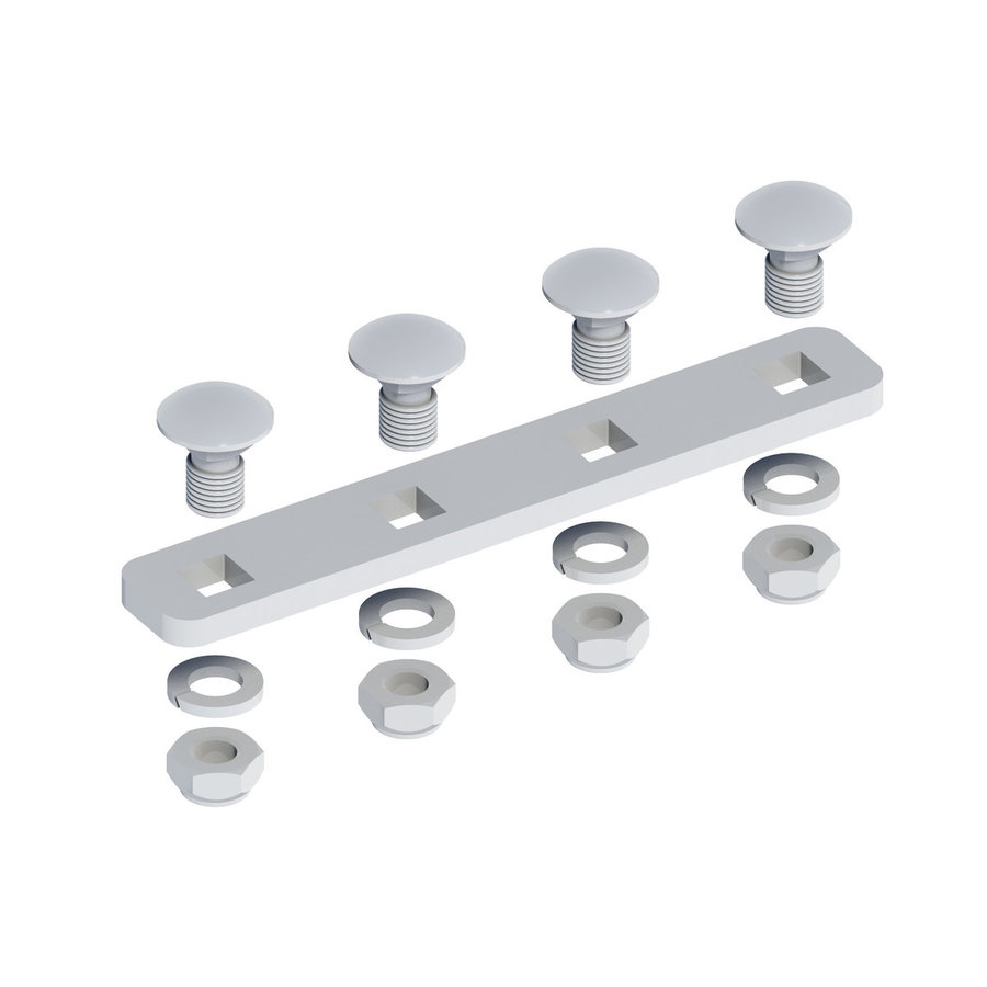 Layher Verbindungslasche für Dachleitern Alu natur