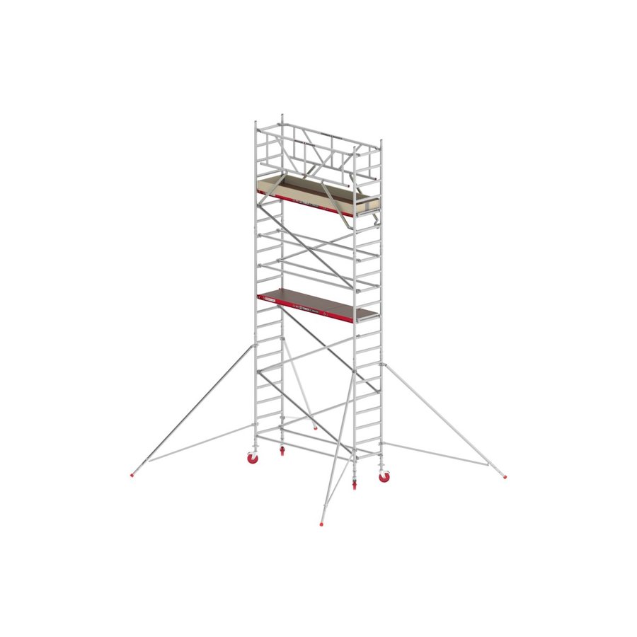 Altrex RS TOWER 41, Holzplattform 0,75m x 2,45m Arbeitshöhe 7,2 m
