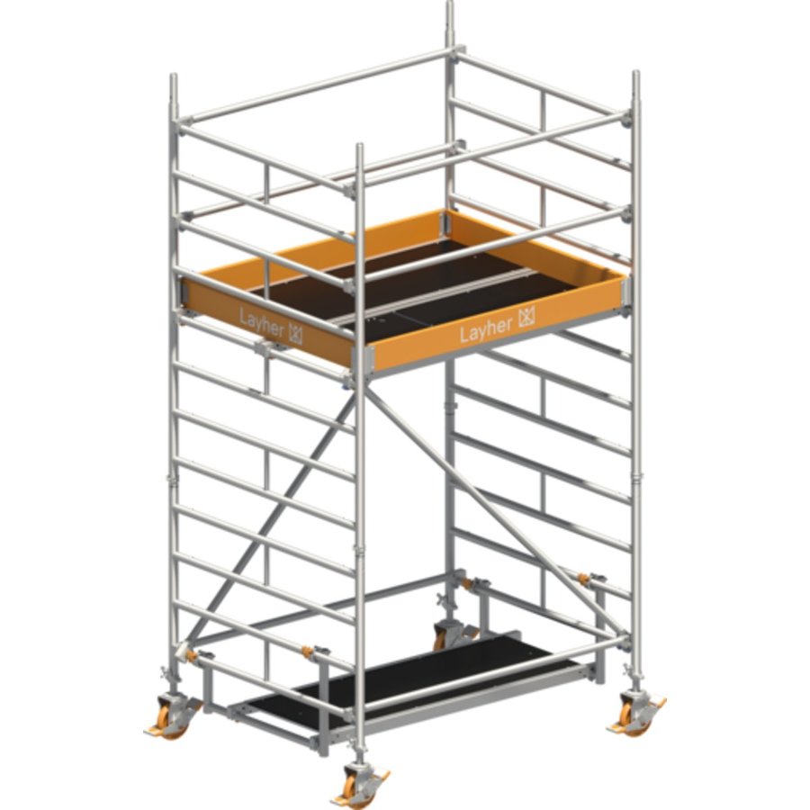 Layher UNI Kompakt Fahrgerüst P2 Gerüsthöhe 3,43 m