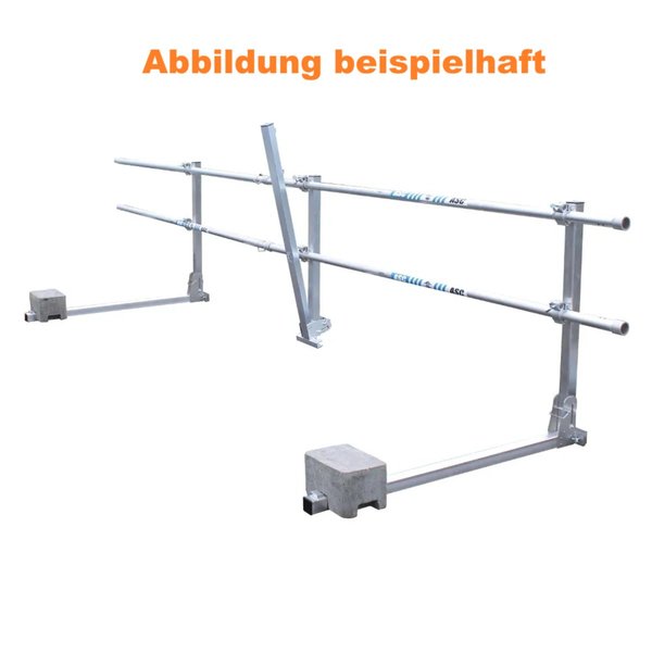 ASC Group Flachdach - Absturzsicherung - DKO klappbar  Komplettset 9m