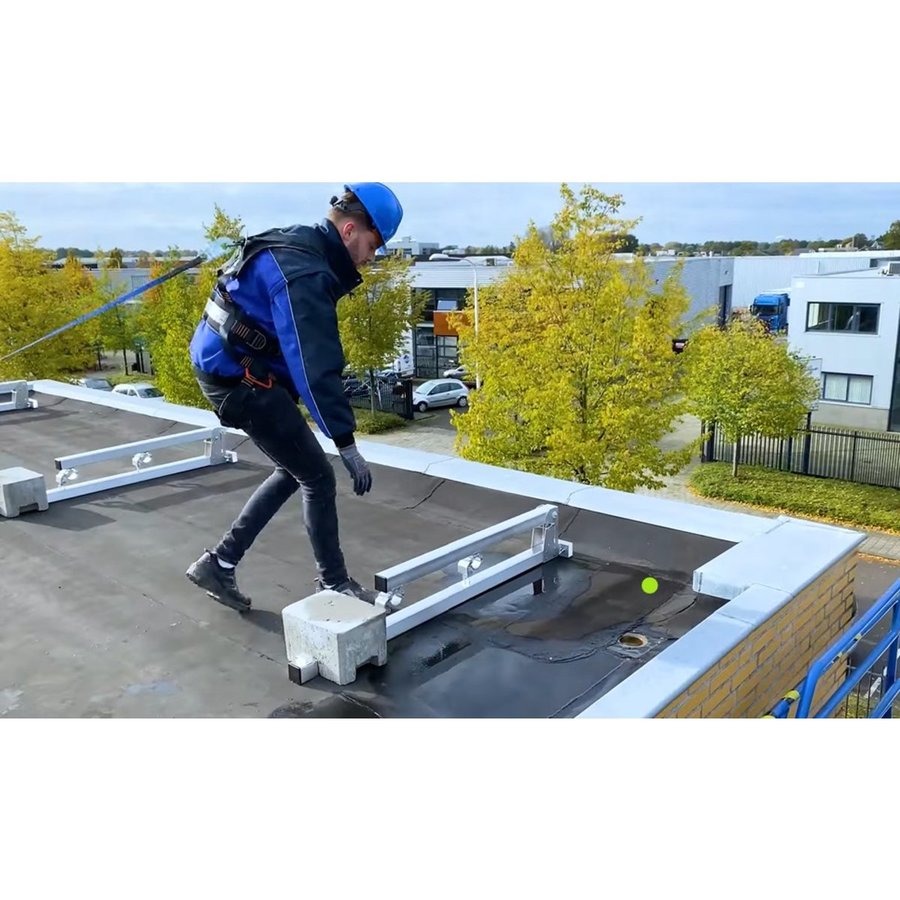 ASC Group Flachdach - Absturzsicherung - DKO klappbar Komplettset 36m