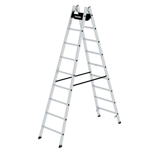 Günzburger Steigtechnik Sprossen-Stehleiter 2x9 Sprossen