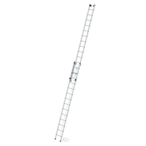 Günzburger Steigtechnik Sprossen-Seilzugleiter 2-teilig ohne Traverse 2x14 Sprossen