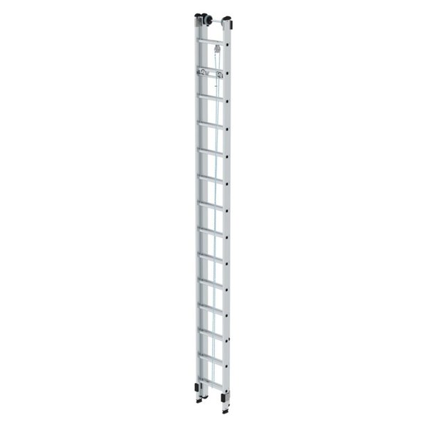 Günzburger Steigtechnik Sprossen-Seilzugleiter 2-teilig ohne Traverse 2x14 Sprossen