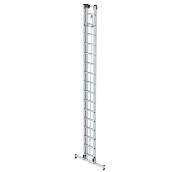 Günzburger Steigtechnik Sprossen-Seilzugleiter 2-teilig mit nivello®-Traverse 2x16 Sprossen