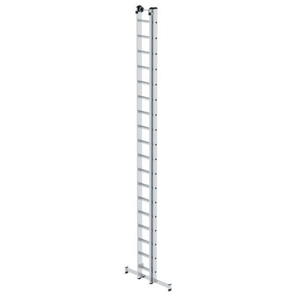 Günzburger Steigtechnik Sprossen-Schiebeleiter 2-teilig mit nivello®-Traverse 2x18 Sprossen