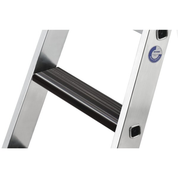 Günzburger Steigtechnik Stufen-Stehleiter beidseitig begehbar mit clip-step relax 2x4 Stufen