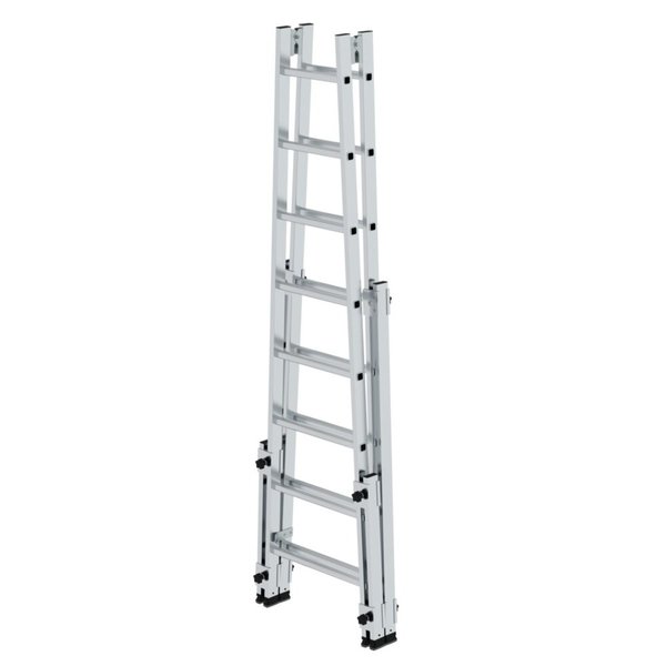 Günzburger Steigtechnik Sprossen-Stehleiter treppengängig 2x8 Sprossen