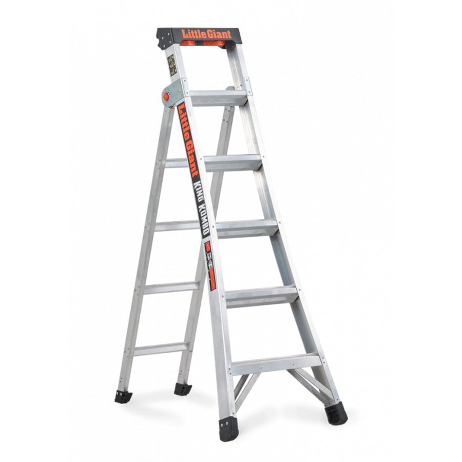 Altrex King Kombo - 3 in 1 Stufenstehleiter 5 + 3 Stufen und 6 + 3 Stufen