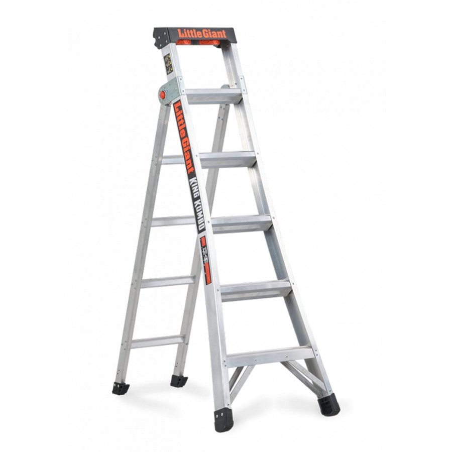 Altrex King Kombo - 3 in 1 Stufenstehleiter 5 + 3 Stufen und 6 + 3 Stufen