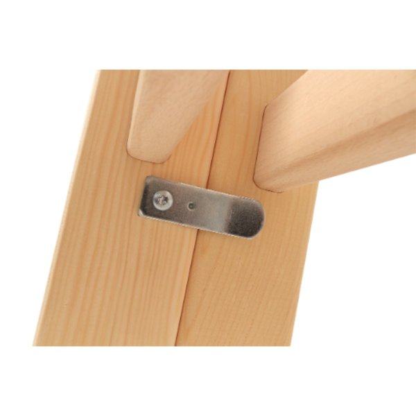 Hymer Holz-Sprossenstehleiter, beidseitig begehbar 2x4
