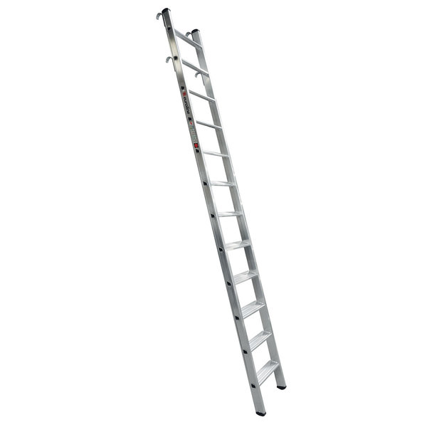 Euroline Aluminium-Regalleiter, einhängbar 1x12