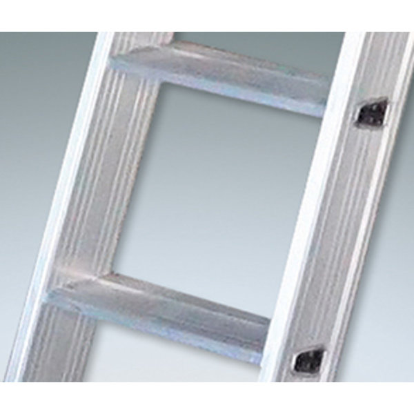 Euroline Aluminium-Regalleiter, einhängbar 1x14