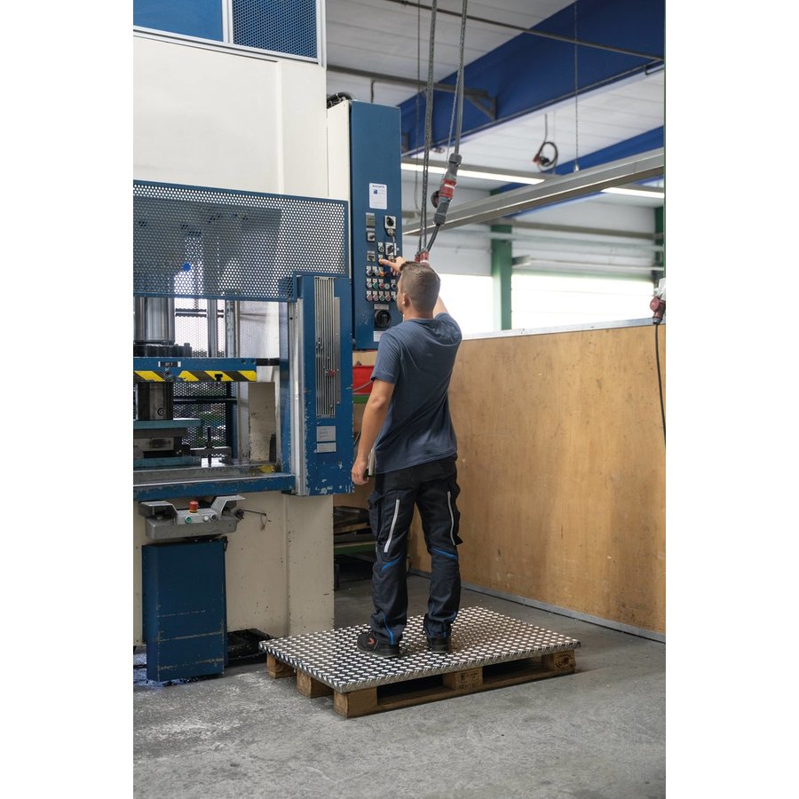 Günzburger Steigtechnik Palettenauflage Aluminium-Warzenblech