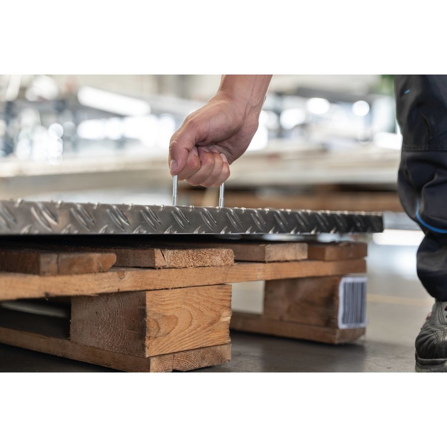 Günzburger Steigtechnik Palettenauflage Aluminium-Warzenblech