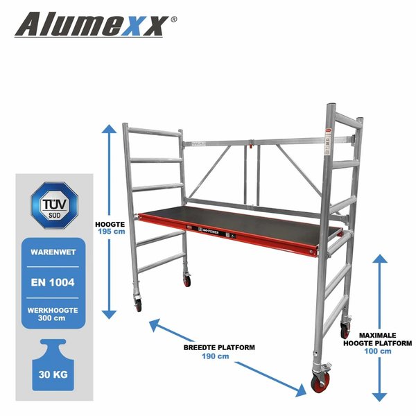 Altrex RS 44-POWER Zimmergerüst Arbeitshöhe bis 3,0 m