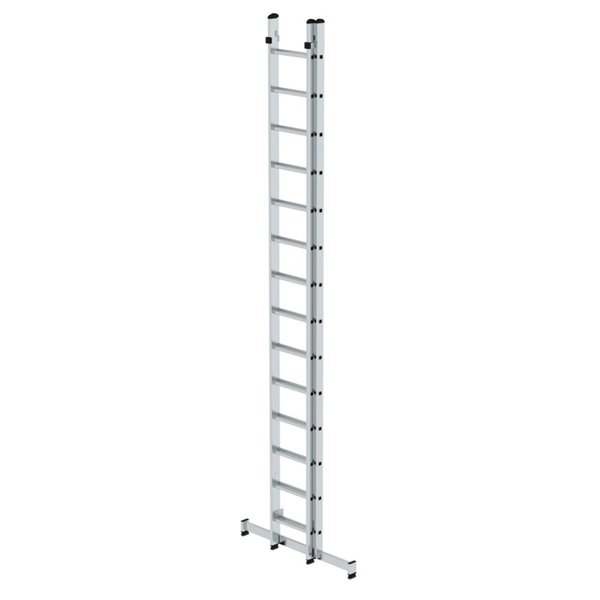 Günzburger Steigtechnik Sprossen-Mehrzweckleiter 2-teilig mit nivello®-Traverse 2x14 Sprossen