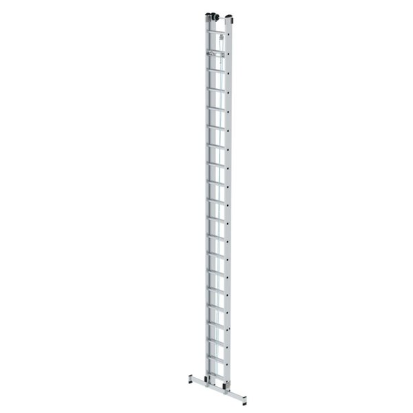 Günzburger Steigtechnik Sprossen-Seilzugleiter 2-teilig mit nivello®-Traverse 2x20 Sprossen