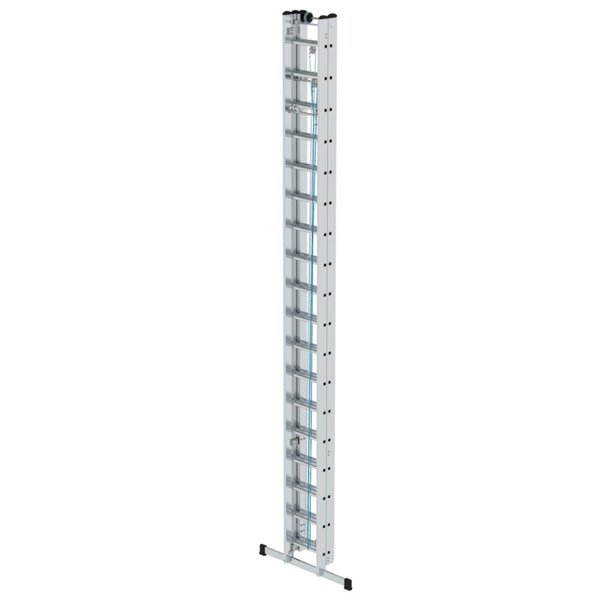 Günzburger Steigtechnik Sprossen-Seilzugleiter 3-teilig mit Standard-Traverse 3x18 Sprossen