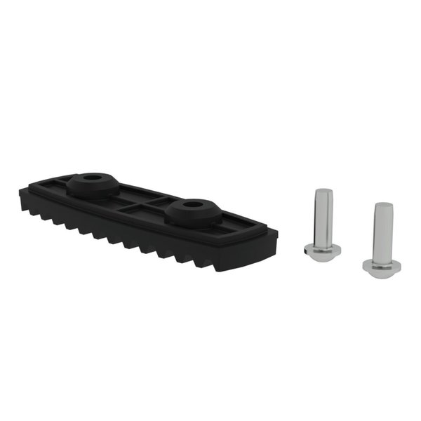 Günzburger Steigtechnik nivello®-Fußplatte elektrisch ableitfähig für Holmhöhe 85/98 mm