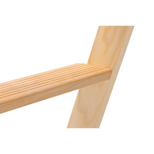Hymer Holz-Stufenstehleiter, beidseitig begehbar 2x4