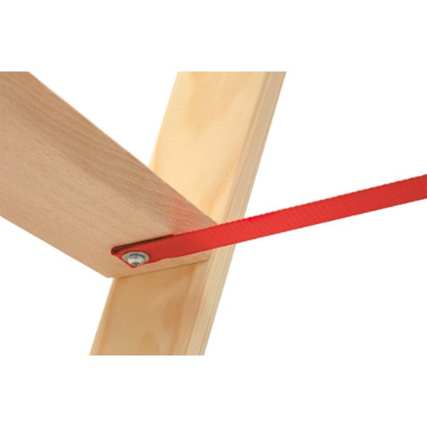 Hymer Holz-Stufenstehleiter, beidseitig begehbar 2x4