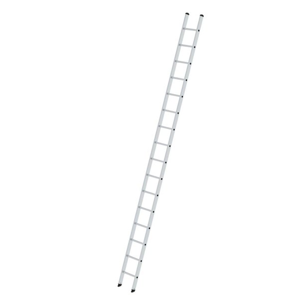 Günzburger Steigtechnik Sprossen-Anlegeleiter 350mm breit ohne Traverse 16 Sprossen