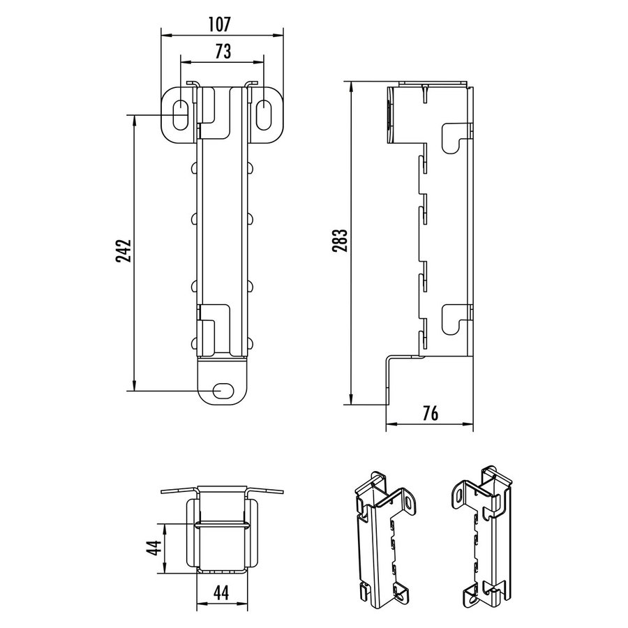 Hailo Professional Hülse Typ 44x44 A2 1.4301